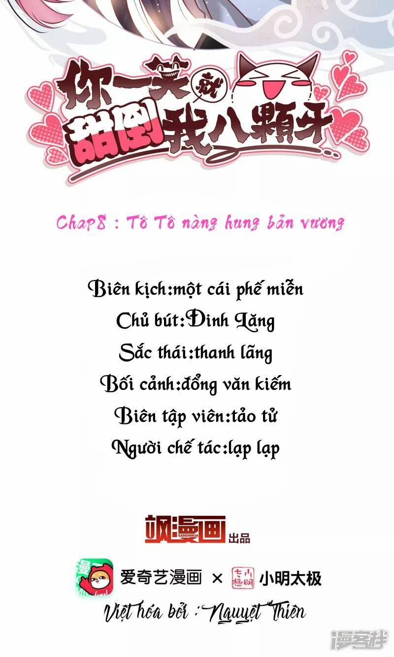 Nụ Cười Của Nàng Liền Ngọt Đảo Ta Tám Viên Nha 8 trang 2