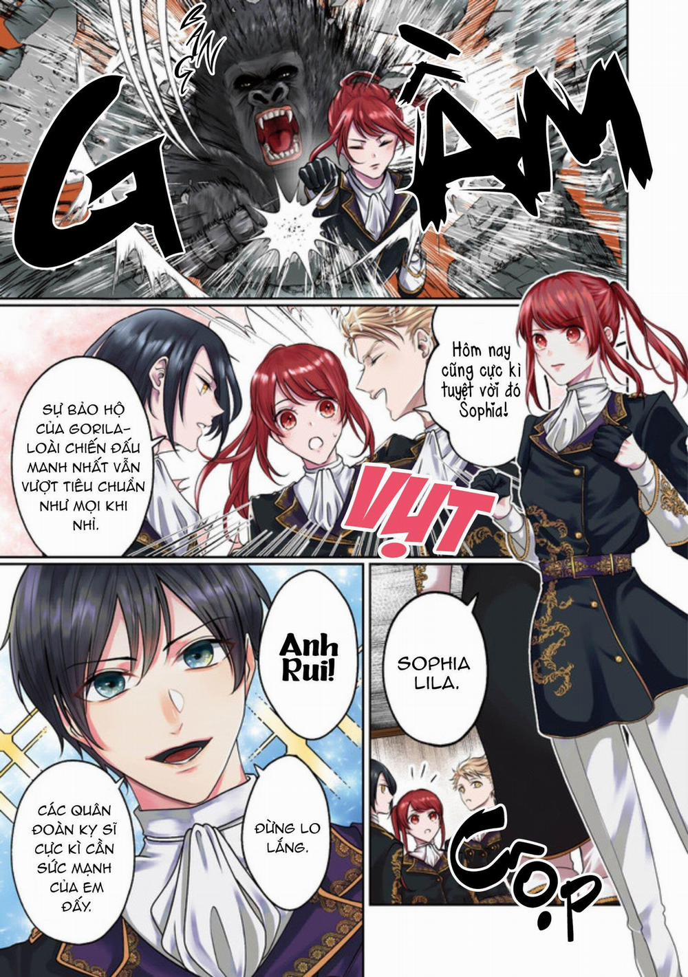 Nữ Kỵ Sĩ Nhận Sự Bảo Hộ Của Thần Gorilla Được Quân Đội Hoàng Gia Yêu Mến 1 trang 1