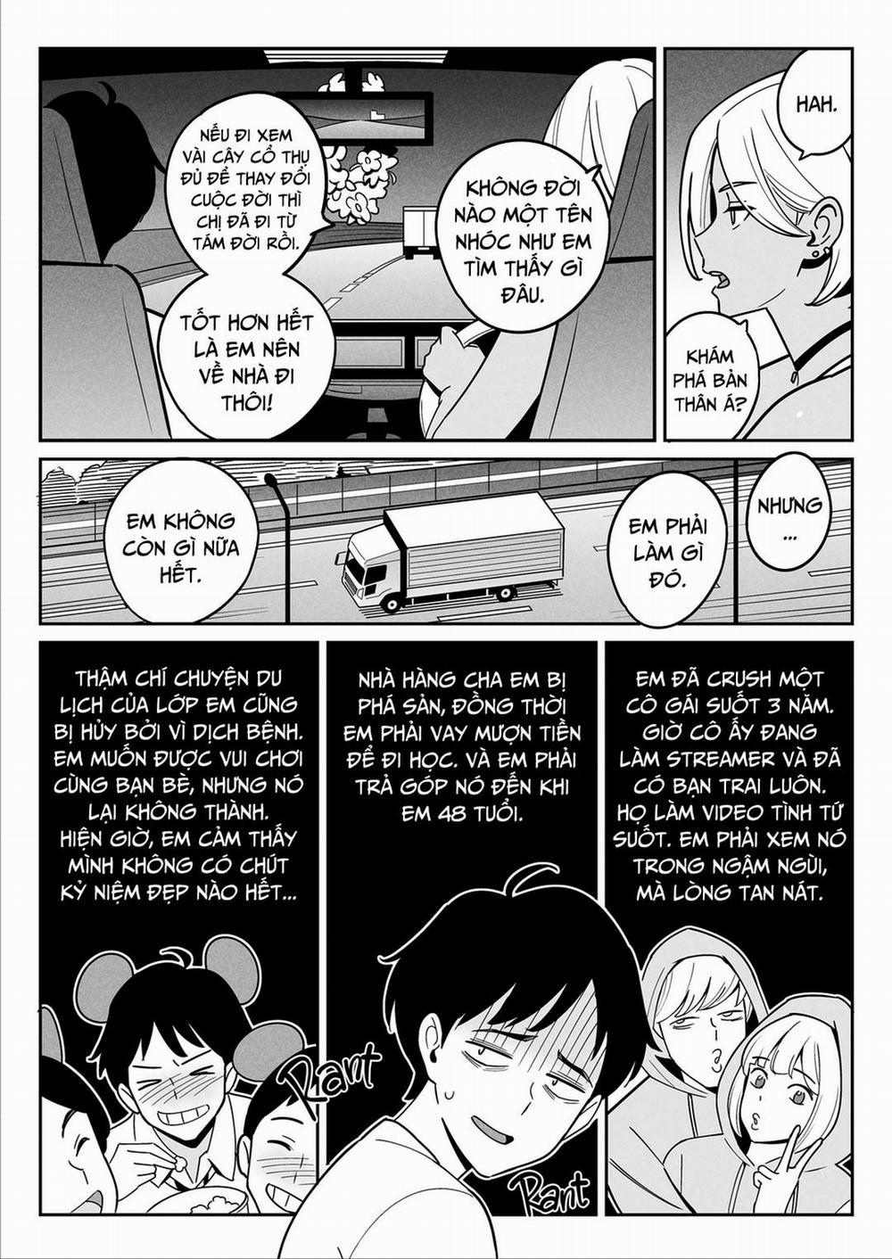 Nữ tài xế xe tải và anh chàng đi nhờ Oneshot trang 9