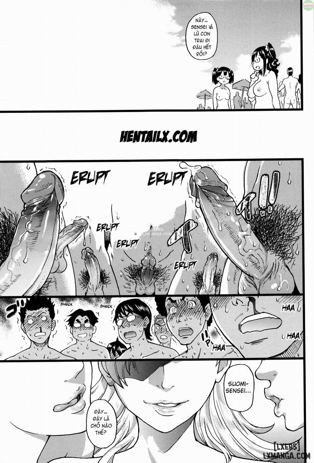 Nudist Beach ni Shuugakuryokou de 8 END trang 37