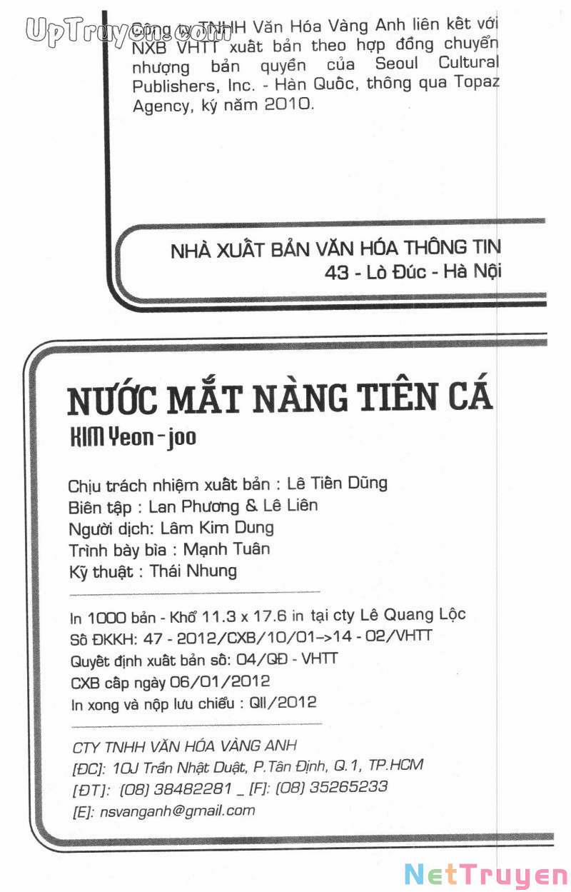 Nước Mắt Nàng Tiên Cá 11 trang 1