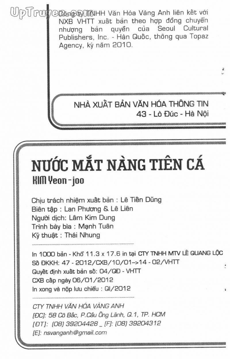 Nước Mắt Nàng Tiên Cá 3 trang 1