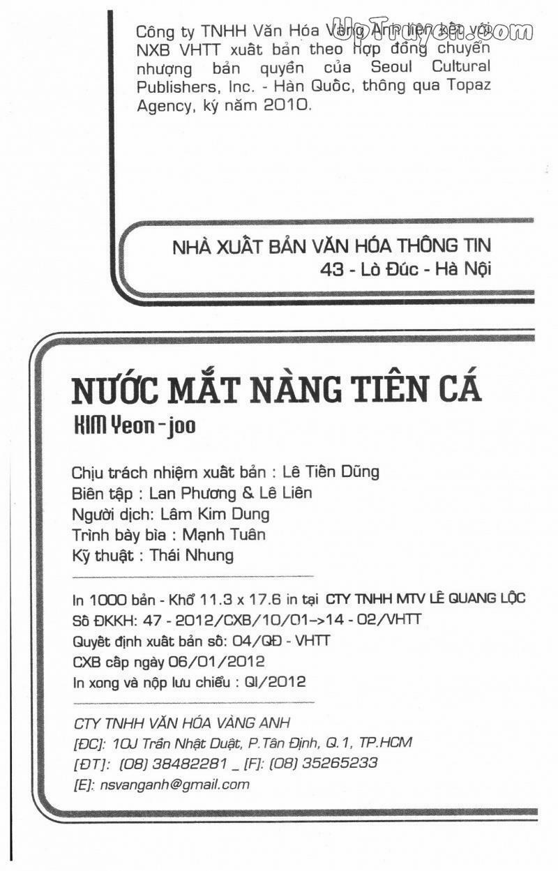 Nước Mắt Nàng Tiên Cá 4 trang 1