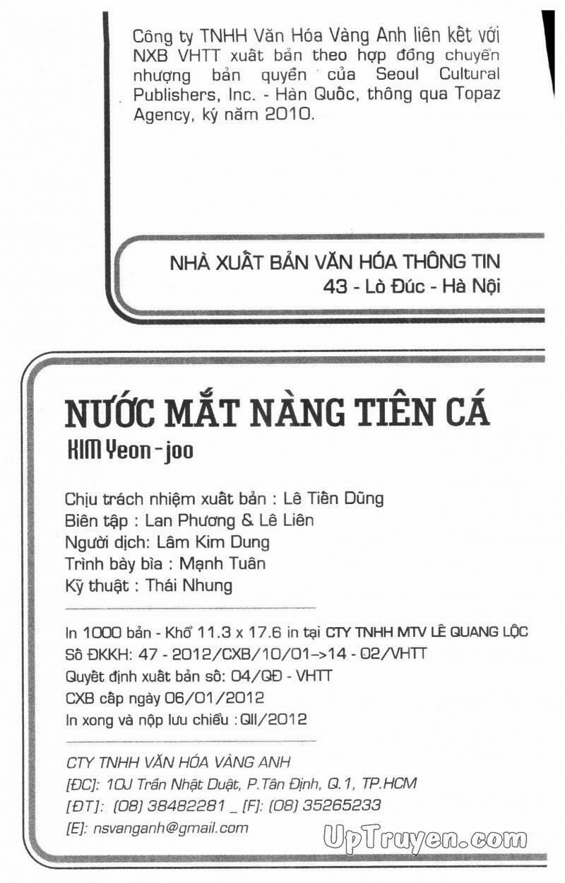 Nước Mắt Nàng Tiên Cá 8 trang 1