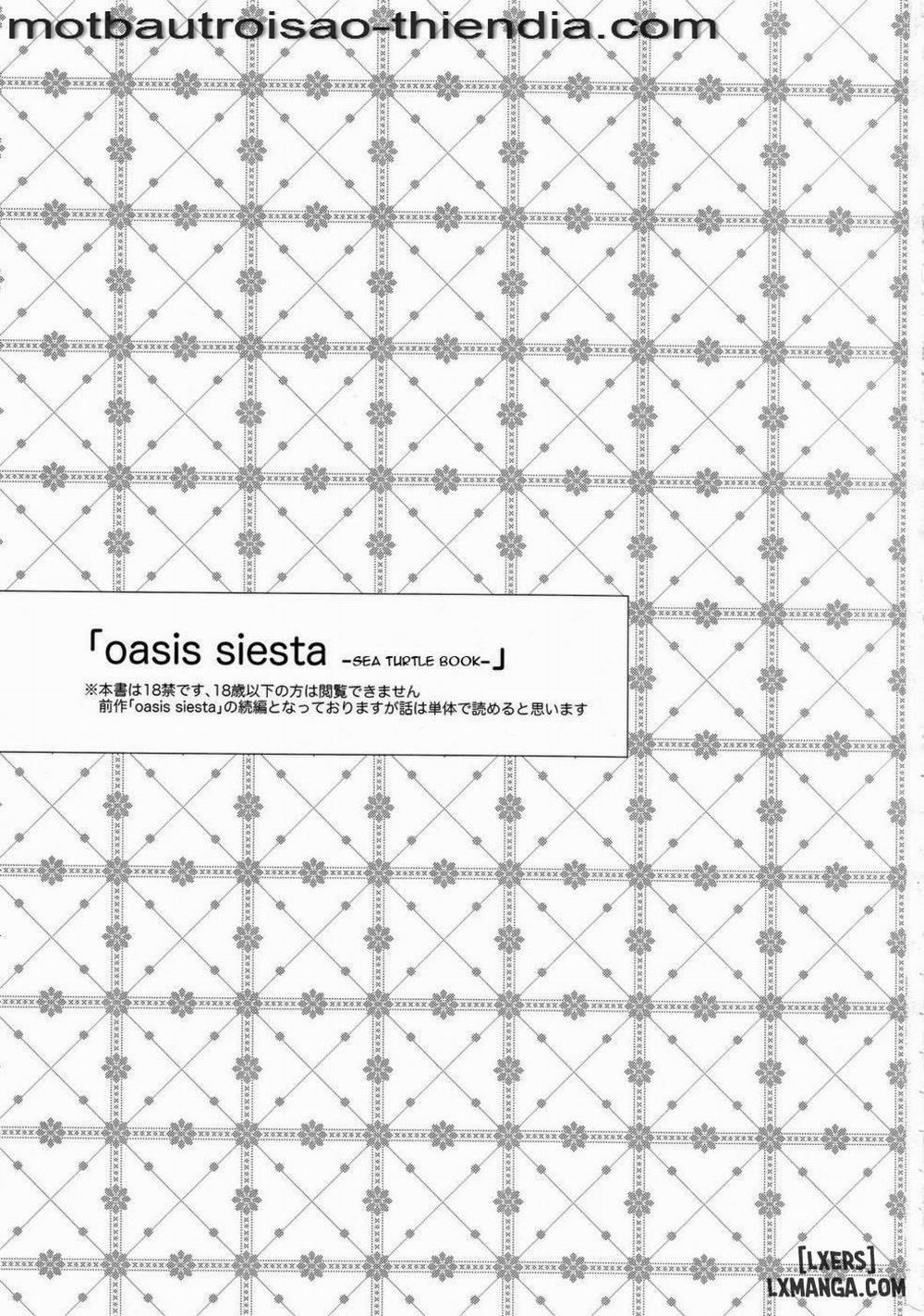 Oasis Siesta Oneshot trang 1