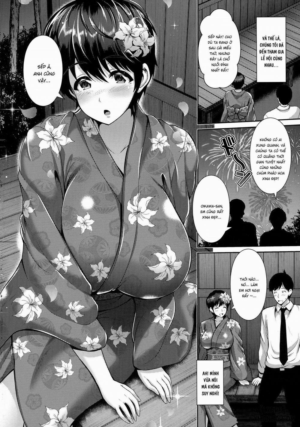 Oikawa-san And Her Big Breasts In a Yukata Oneshot trang 4