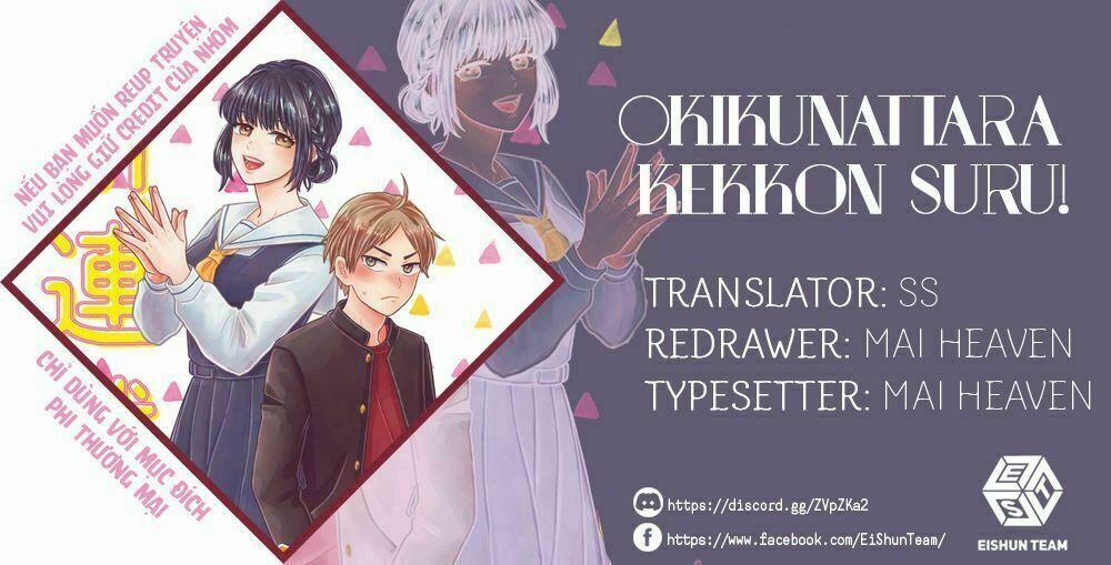 Okikunattara Kekkon Suru! 3 trang 1