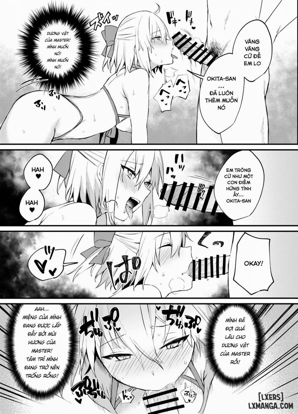 Okita-san Gaman Dekimasen! Oneshot trang 14