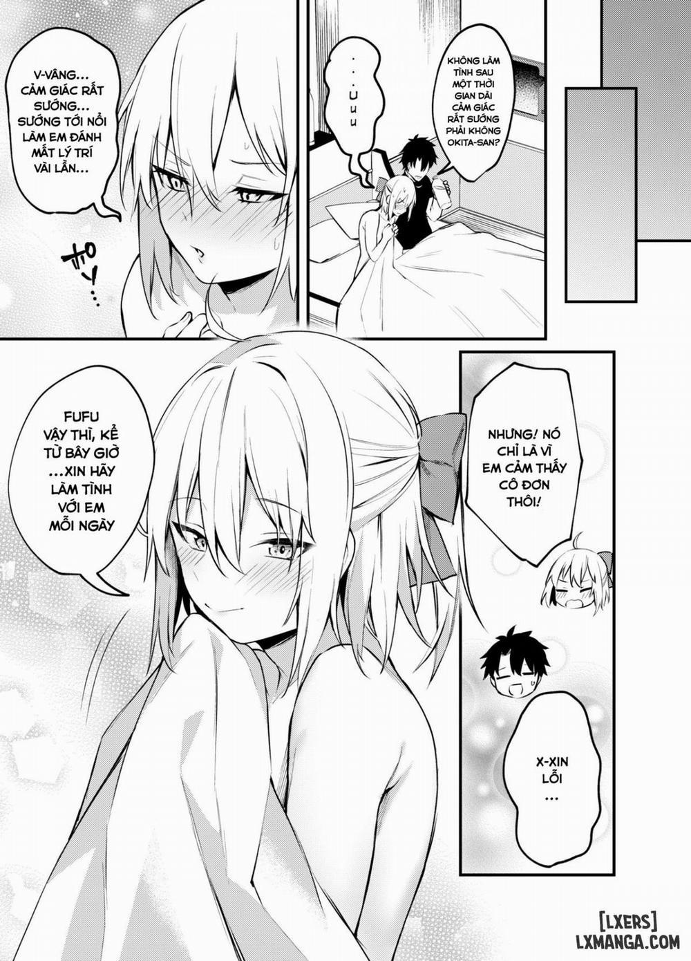 Okita-san Gaman Dekimasen! Oneshot trang 24