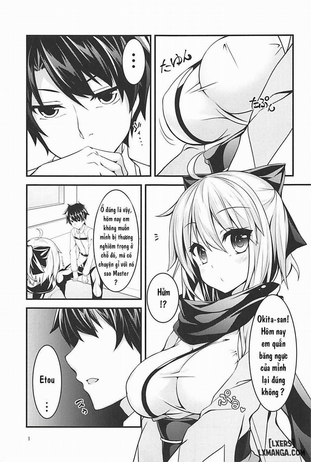Okita-san to Chaldea Icha Love Ecchi Shitai Oneshot trang 2