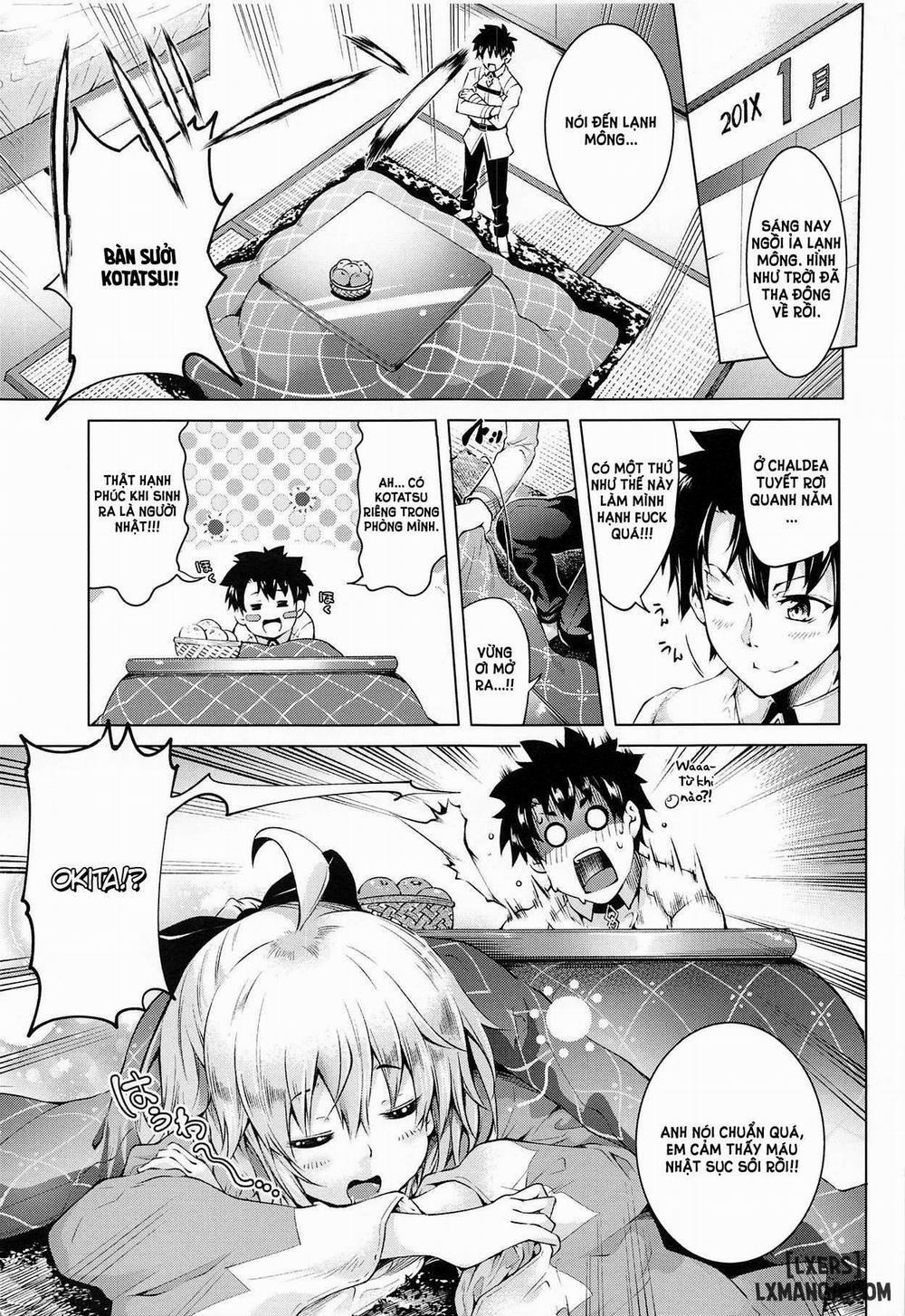 Okita-san to Kotatsu Ecchi Oneshot trang 1