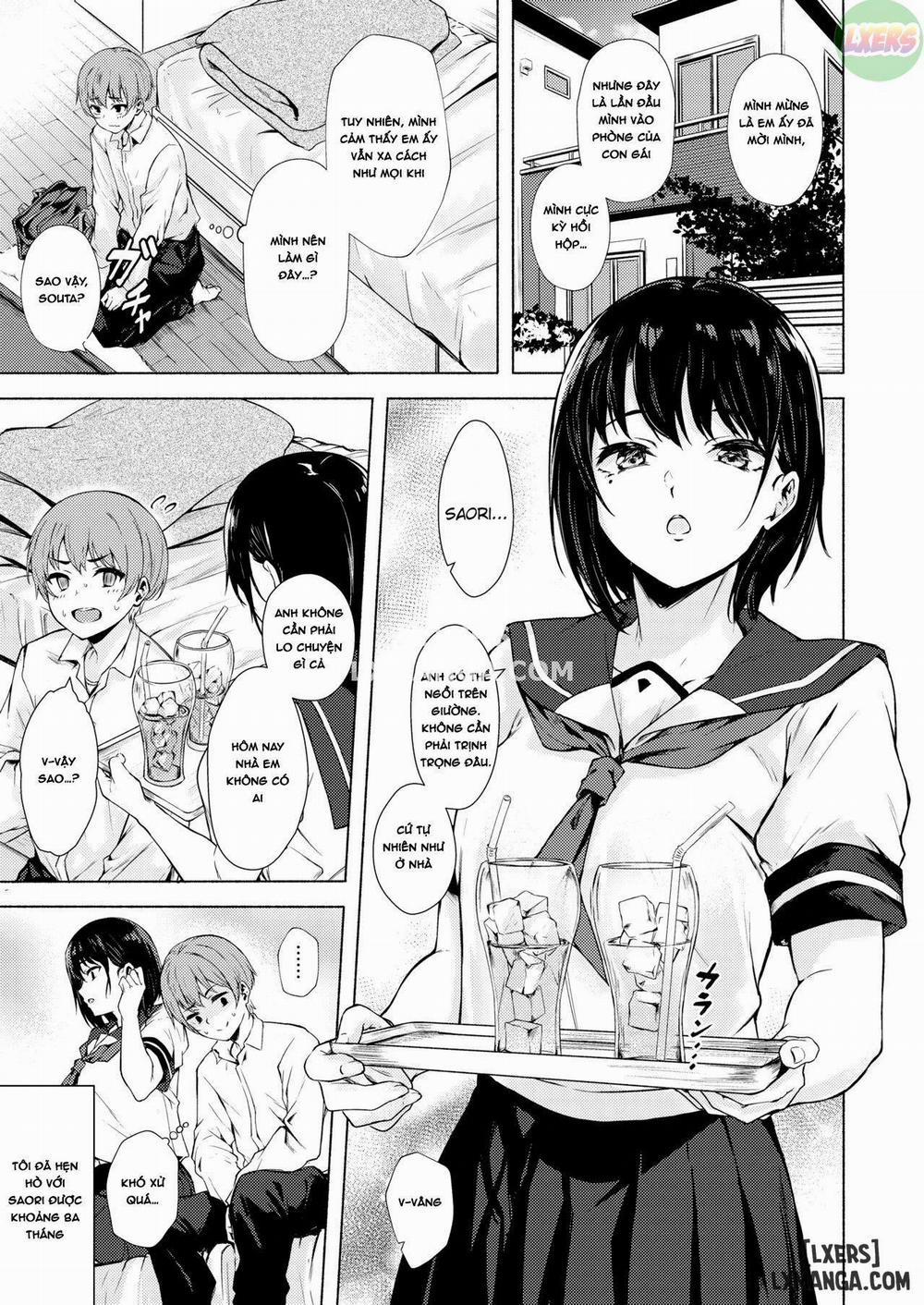 Okki na Saori-chan wa Bukiyou ni Eroi Oneshot trang 4