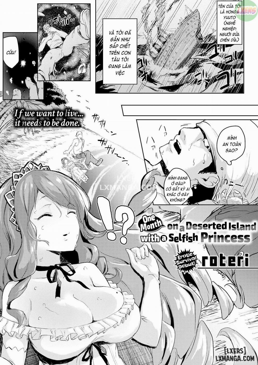 One Month on a Deserted Island with a Selfish Princess Oneshot trang 0