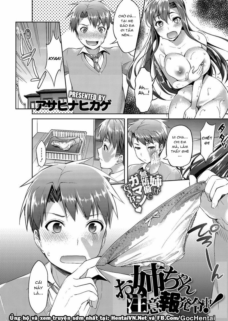 Onee-chan Chuuihou Hatsureichuu! Oneshot trang 1