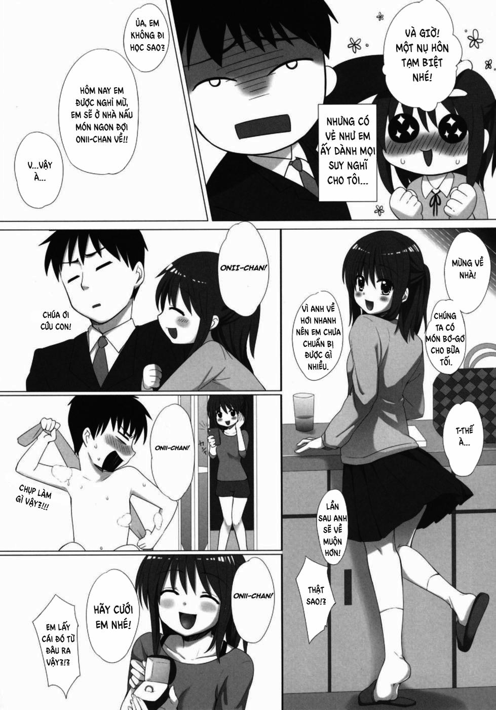 Onii-chan, Kozukuri Shiyou? Oneshot trang 3