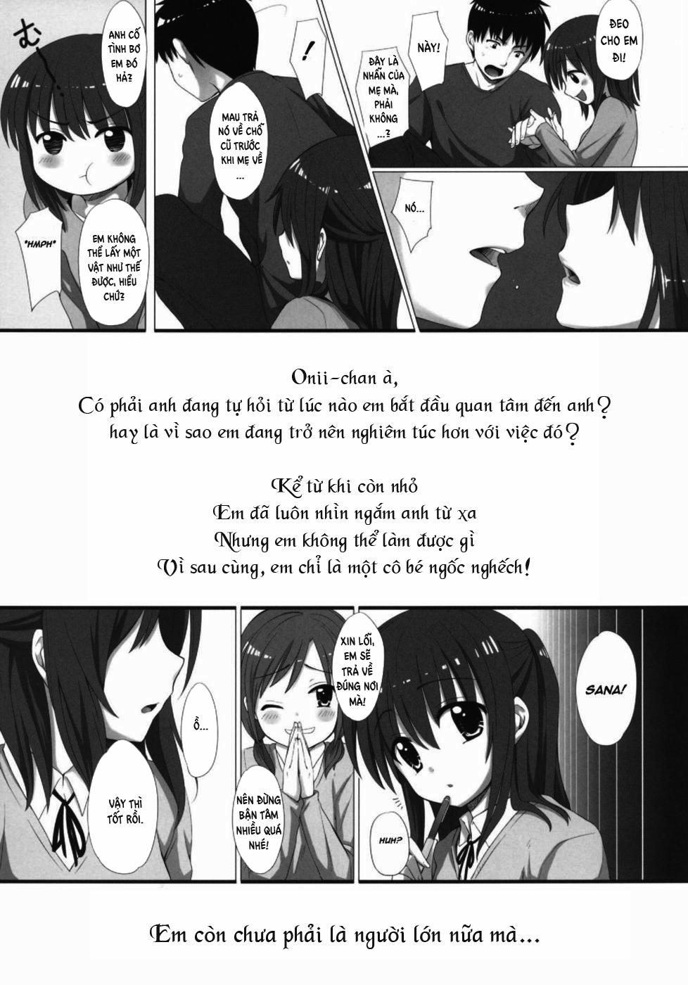 Onii-chan, Kozukuri Shiyou? Oneshot trang 4