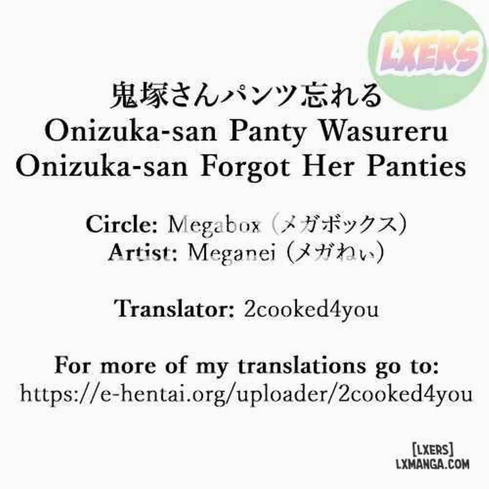 Onizuka-san Forgot Her Panties Oneshot trang 28