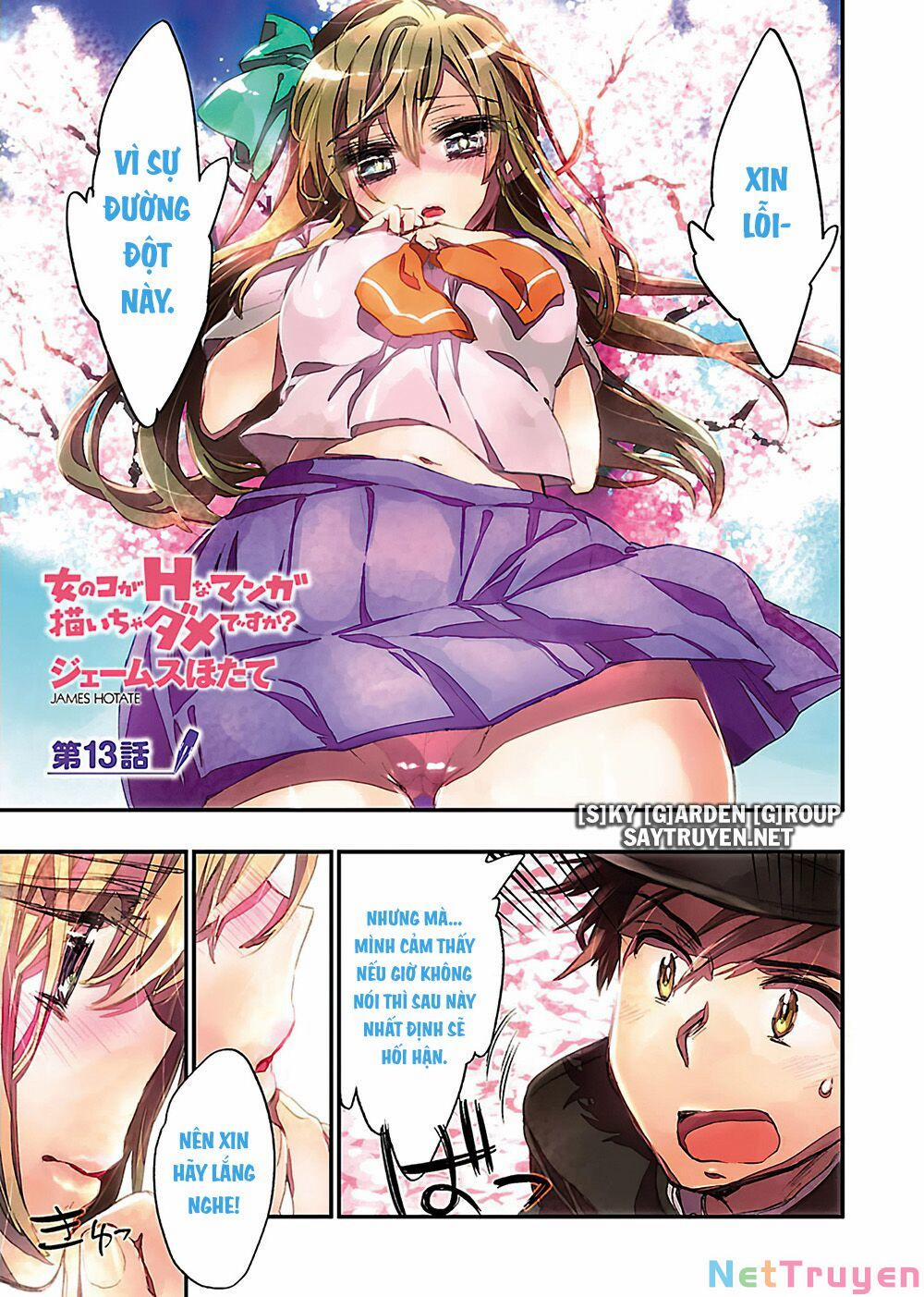 Onna No Ko Ga H-Na Manga Egaicha Dame Desuka 13 trang 3