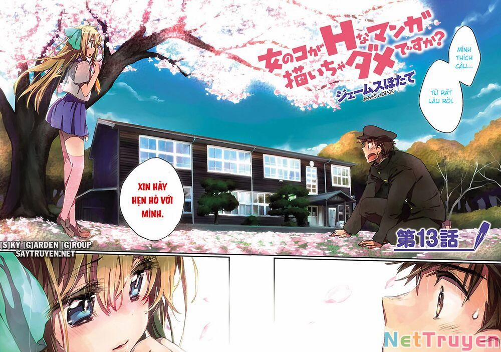 Onna No Ko Ga H-Na Manga Egaicha Dame Desuka 13 trang 4