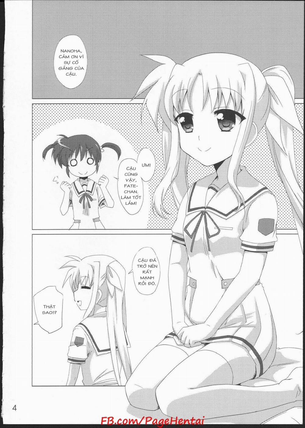Onnanoko Doushi dakedo Ai sae Areba Kankeinai yo ne (Mahou Shoujo Lyrical Nanoha) Oneshot trang 3