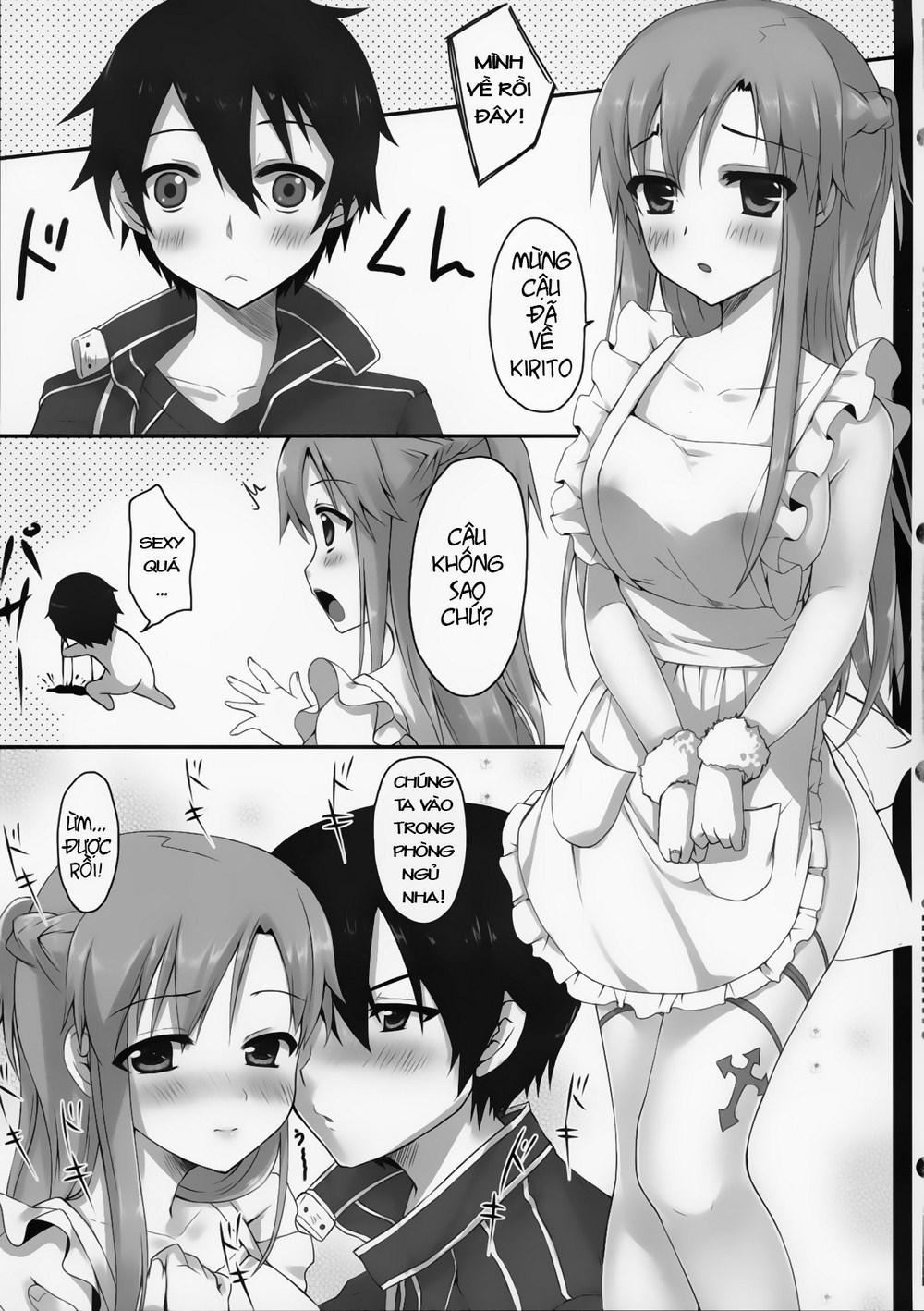 Onnanoko No Himitsubanashi (Sword Art Online) Oneshot trang 8