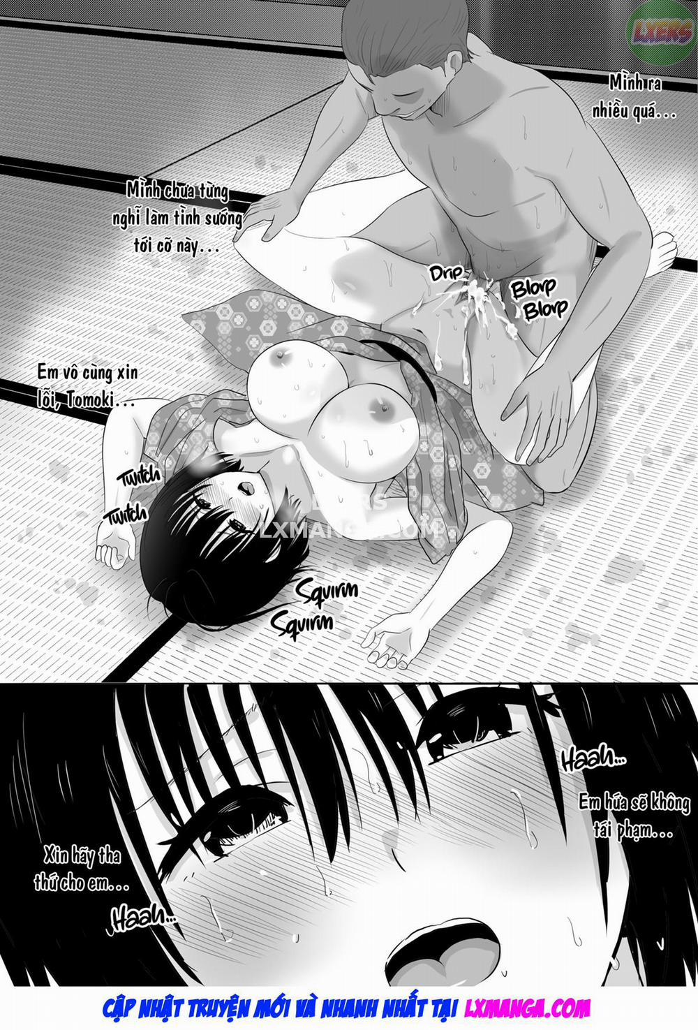 Onsen Ryokou ni Itta Kyonyuu Kanojo ga Yuujin no Yarichin Kareshi ni Pakorareta Kamoshirenai 1 trang 28