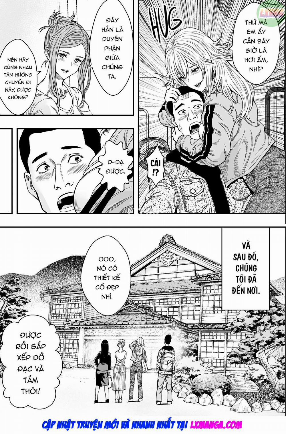 Onsen Ryokou to Zetsurin Hitozuma-tachi Oneshot trang 8