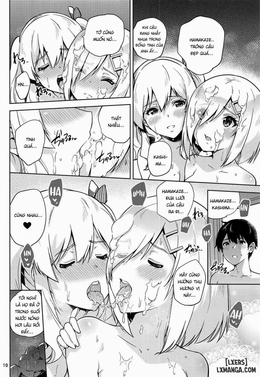 Onsen Yukata na Kashima-san to Hamakaze-san to Oneshot trang 12