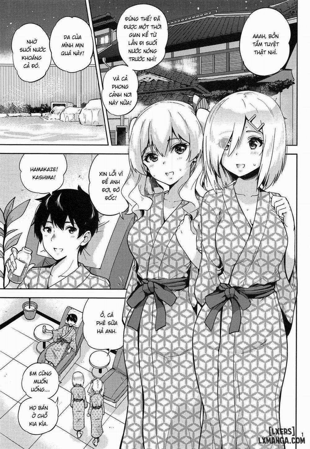 Onsen Yukata na Kashima-san to Hamakaze-san to Oneshot trang 3