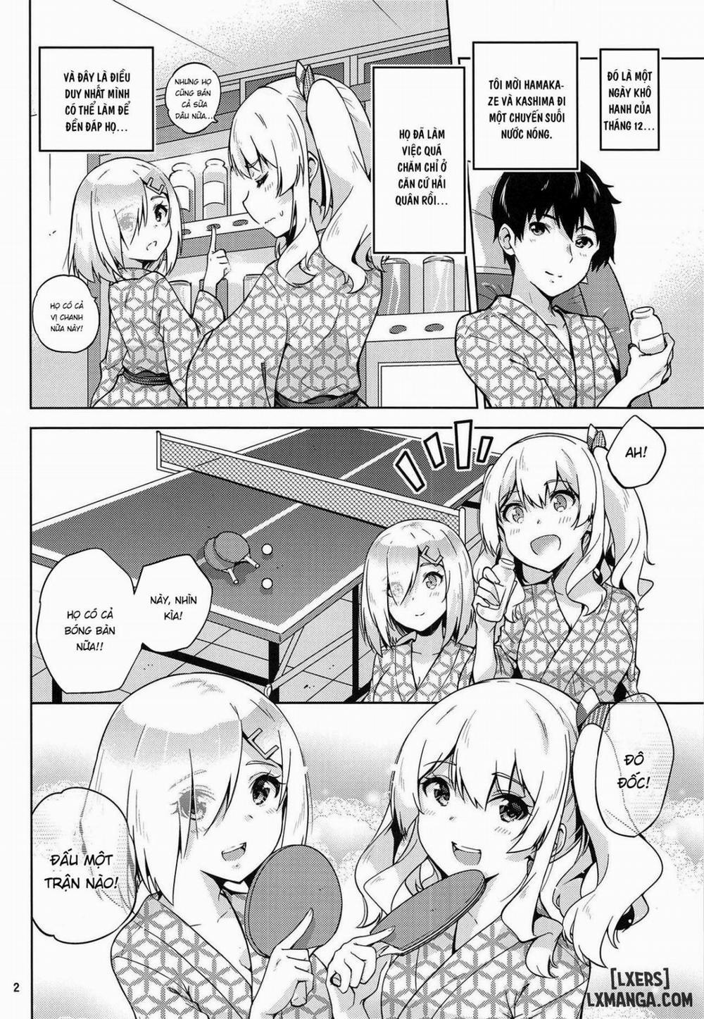 Onsen Yukata na Kashima-san to Hamakaze-san to Oneshot trang 4
