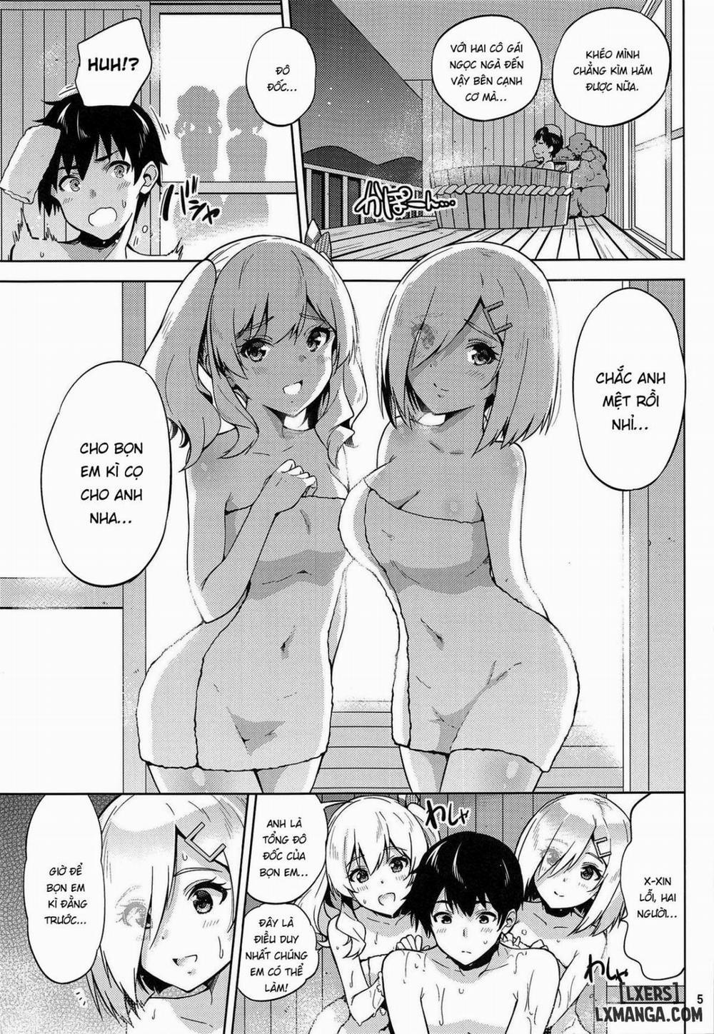 Onsen Yukata na Kashima-san to Hamakaze-san to Oneshot trang 7