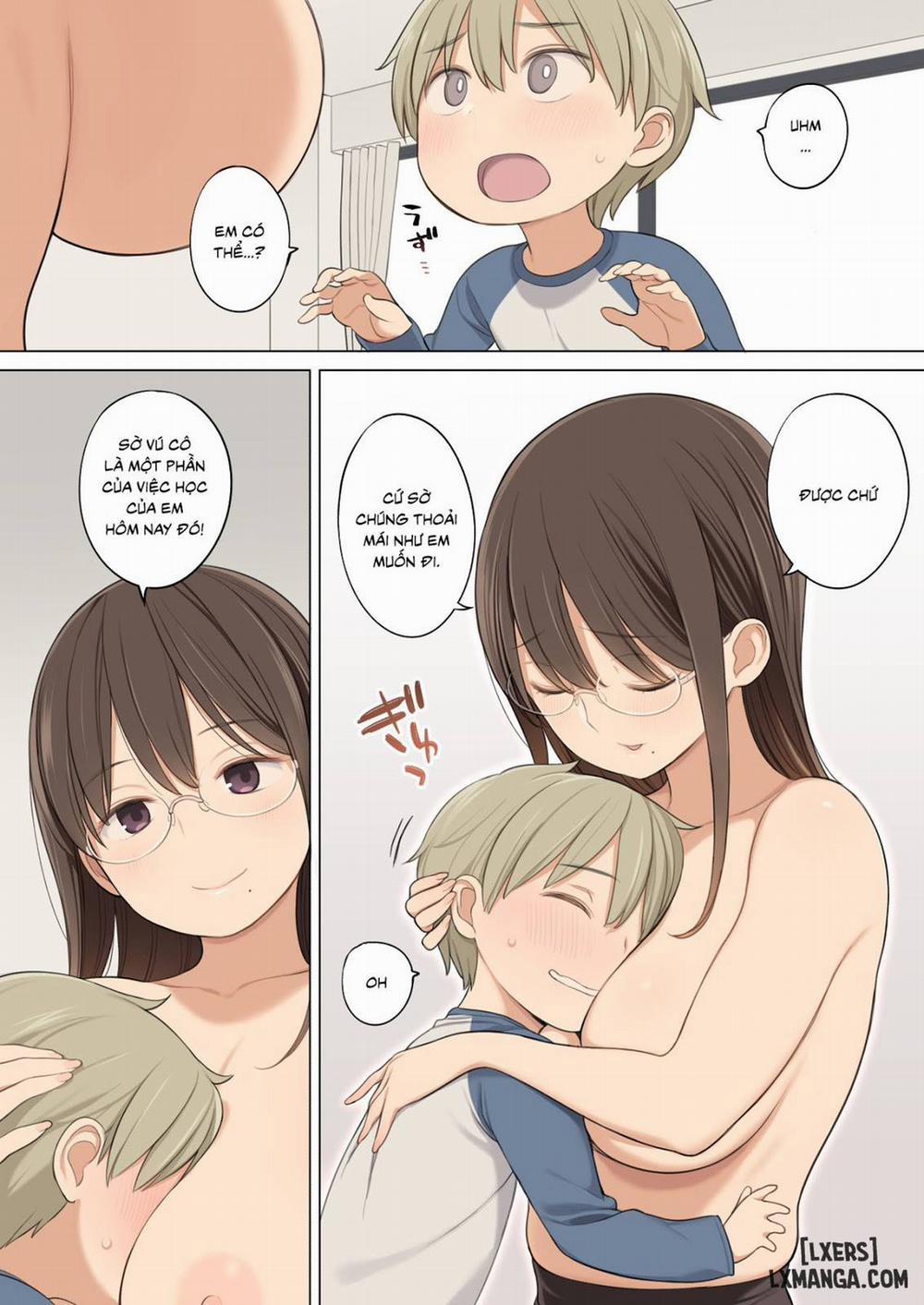 Oppai o Sawarasete Kureru Katei Kyoushi no Onee-san no Hanashi Oneshot trang 4