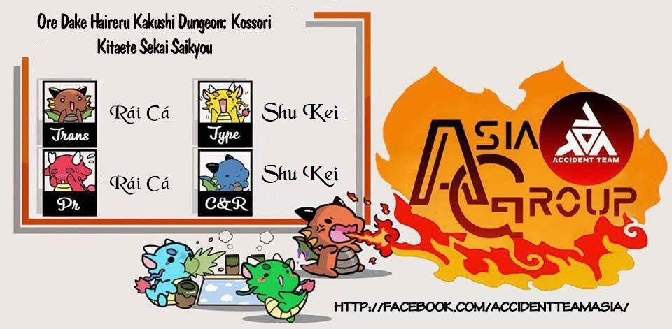 Ore Dake Haireru Kakushi Dungeon: Kossori Kitaete Sekai Saikyou 21 trang 2