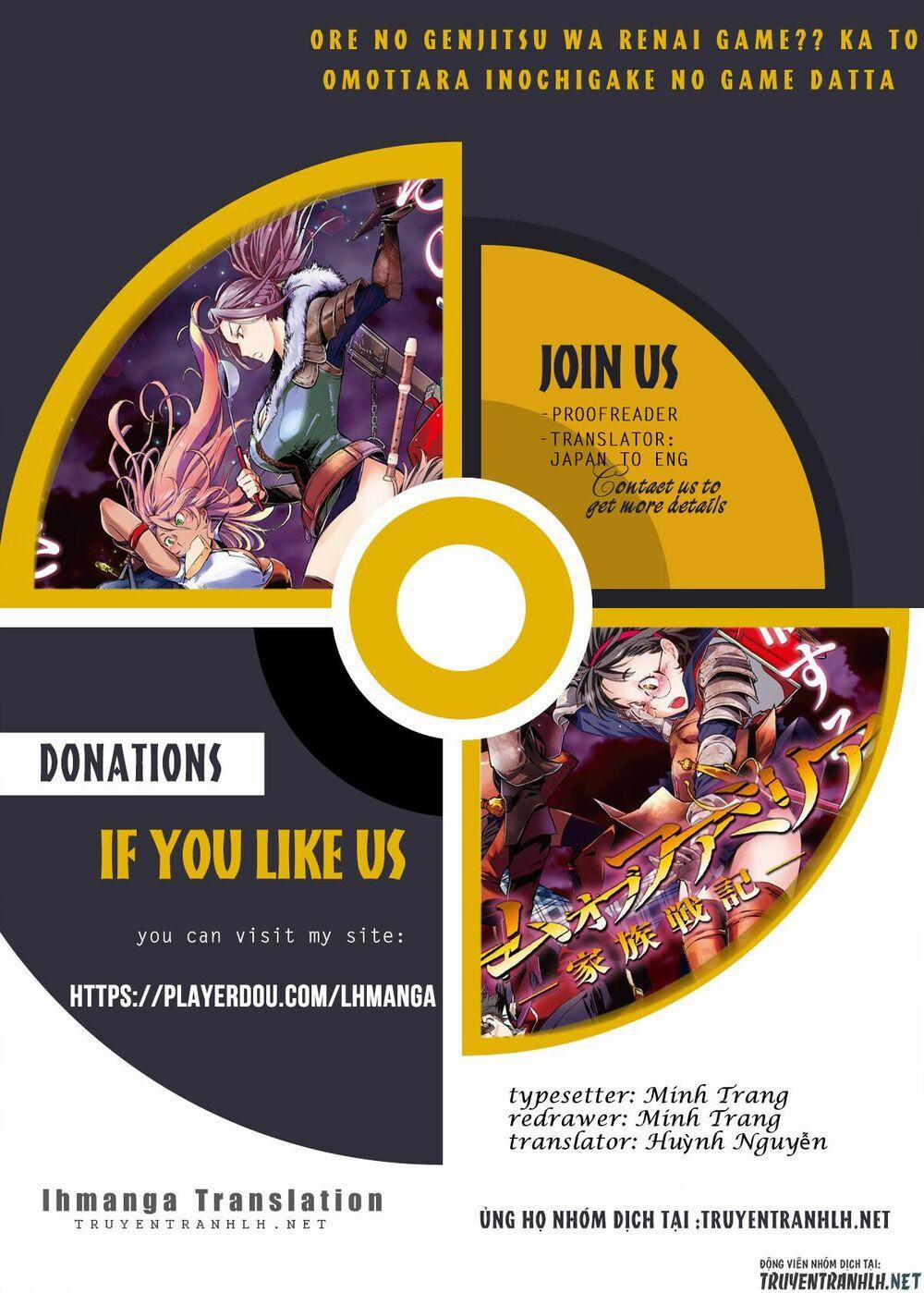 Ore No Genjitsu Wa Renai Game?? Ka To Omottara Inochigake No Game Datta 14.2 trang 0