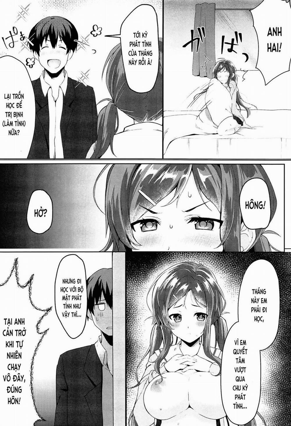 Ore no Imouto wa Tsuki 1 de Hatsujouki ga Kuru Oneshot trang 2