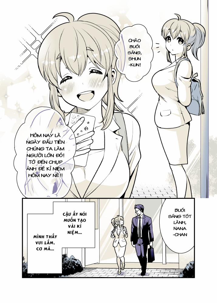 Osananajimi Ga Hisabisa Ni Saikai Shitara Otagai Kyonyuu Ni Natteta 10 trang 3