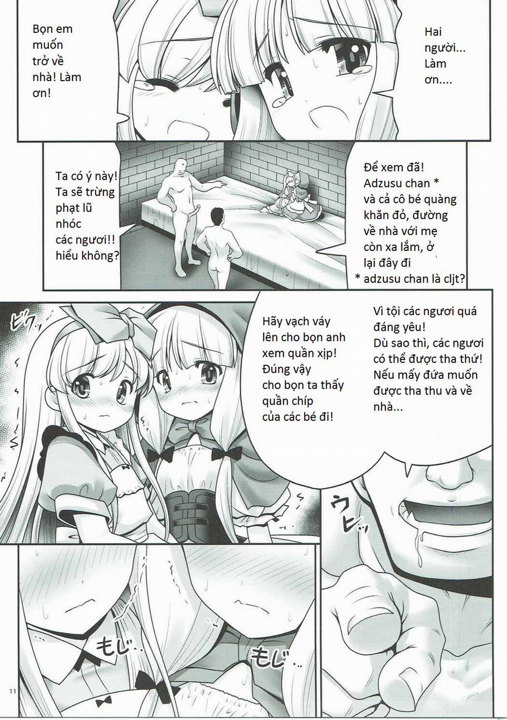 Osoware Nureru Ehon no Shoujo (Cuộc đời sa ngã của Alice và cô bé Khăn Đỏ ) Oneshot trang 10