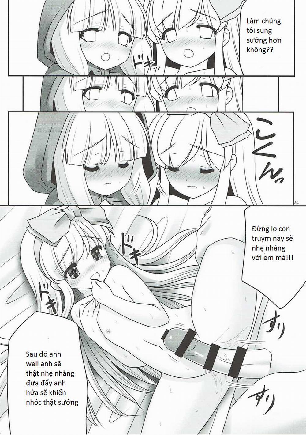 Osoware Nureru Ehon no Shoujo (Cuộc đời sa ngã của Alice và cô bé Khăn Đỏ ) Oneshot trang 23