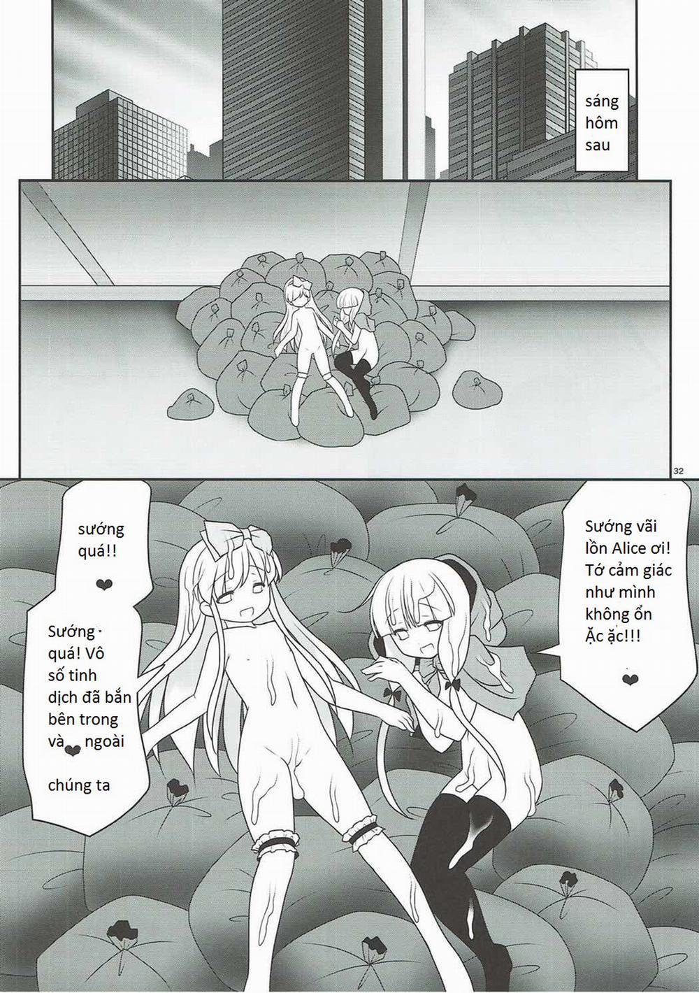 Osoware Nureru Ehon no Shoujo (Cuộc đời sa ngã của Alice và cô bé Khăn Đỏ ) Oneshot trang 31