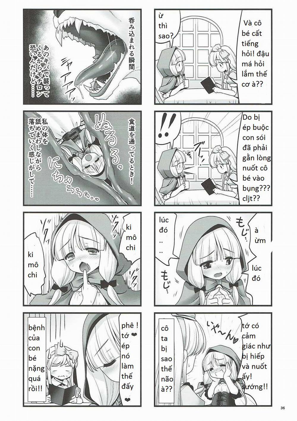 Osoware Nureru Ehon no Shoujo (Cuộc đời sa ngã của Alice và cô bé Khăn Đỏ ) Oneshot trang 34