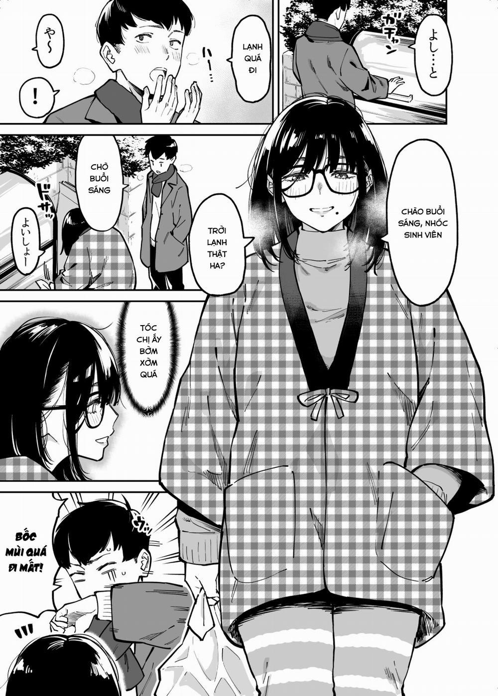Otonari no Darashina Onee-san ni Nagusamerareru Hanashi 1 trang 0