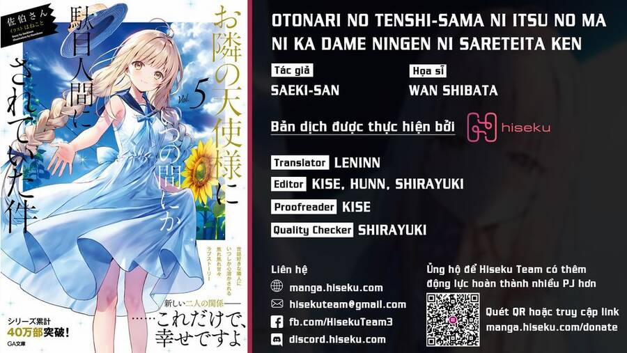 Otonari No Tenshi-Sama Ni Itsunomanika Dame Ningen Ni Sareteita Ken 9.1 trang 0