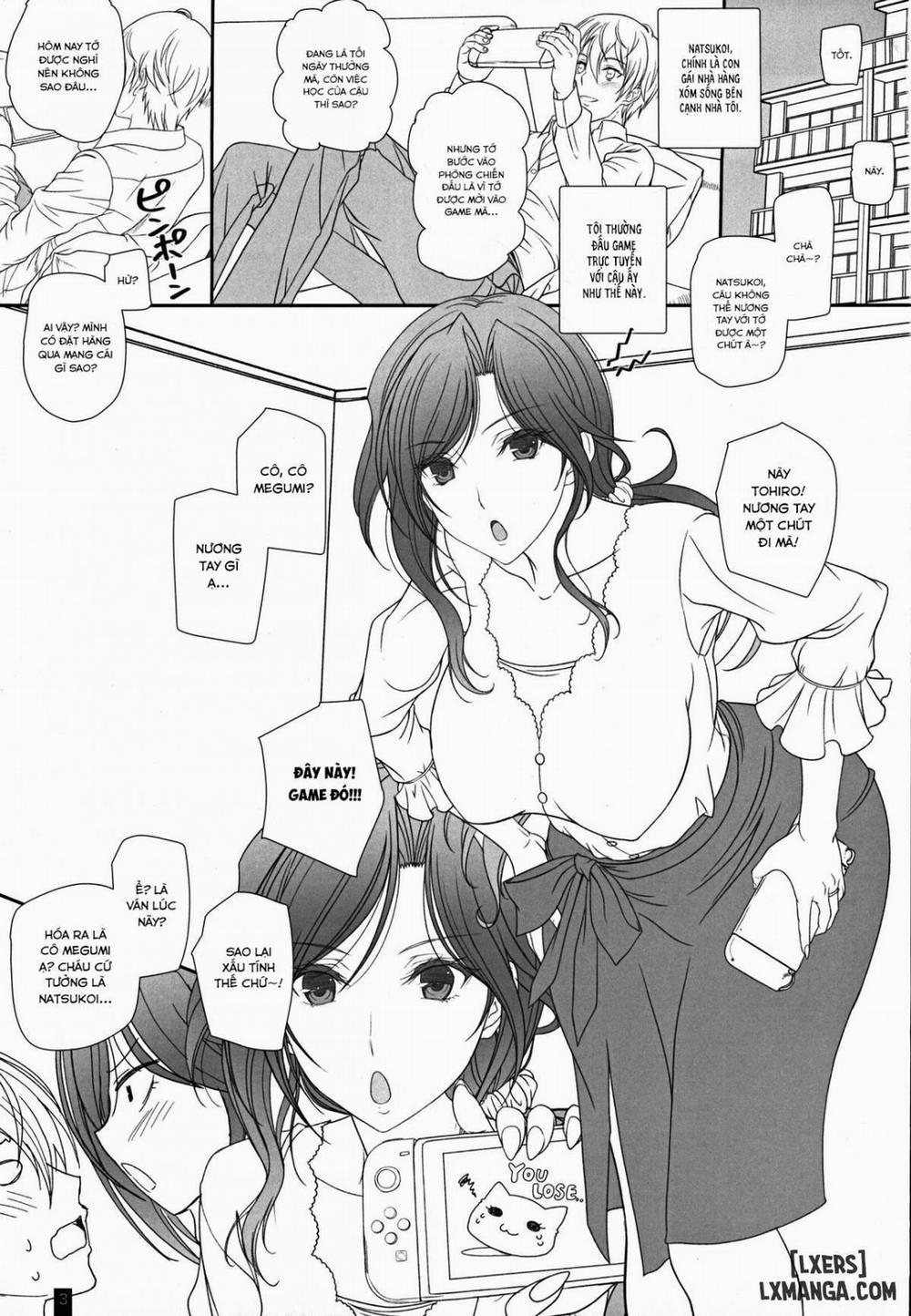 Otonari-san to no Love Love Ecchi Hitozuma Megumi-san Oneshot trang 1