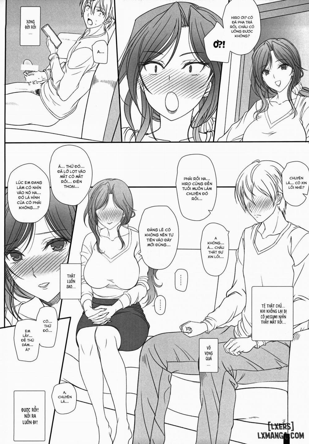 Otonari-san to no Love Love Ecchi Hitozuma Megumi-san Oneshot trang 4