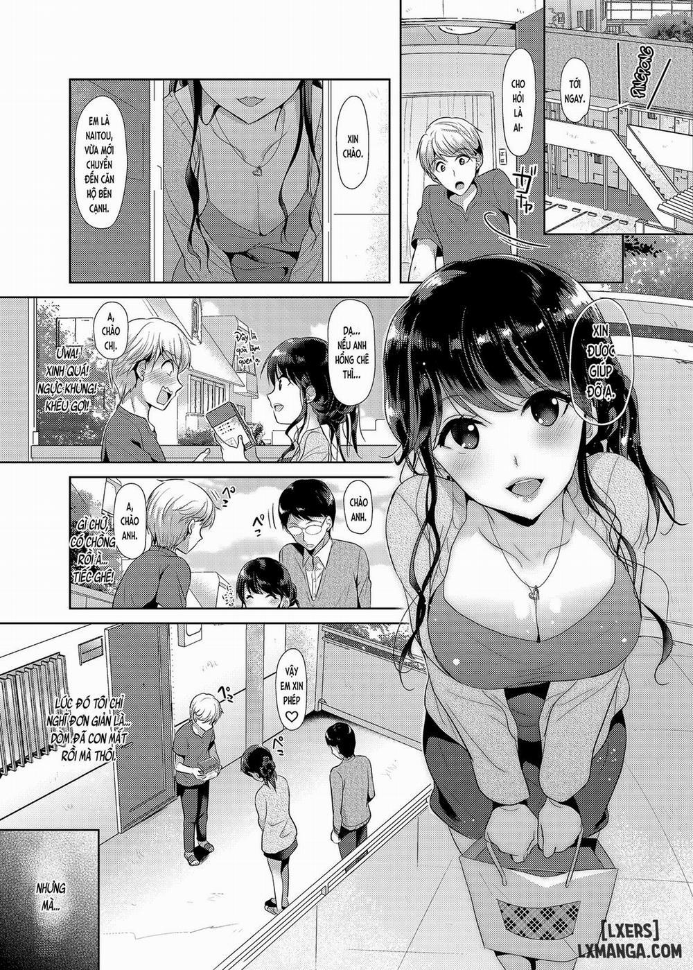 Otonari-san wa Yokkyuu Fuman na Inran Hitozuma Oneshot trang 1