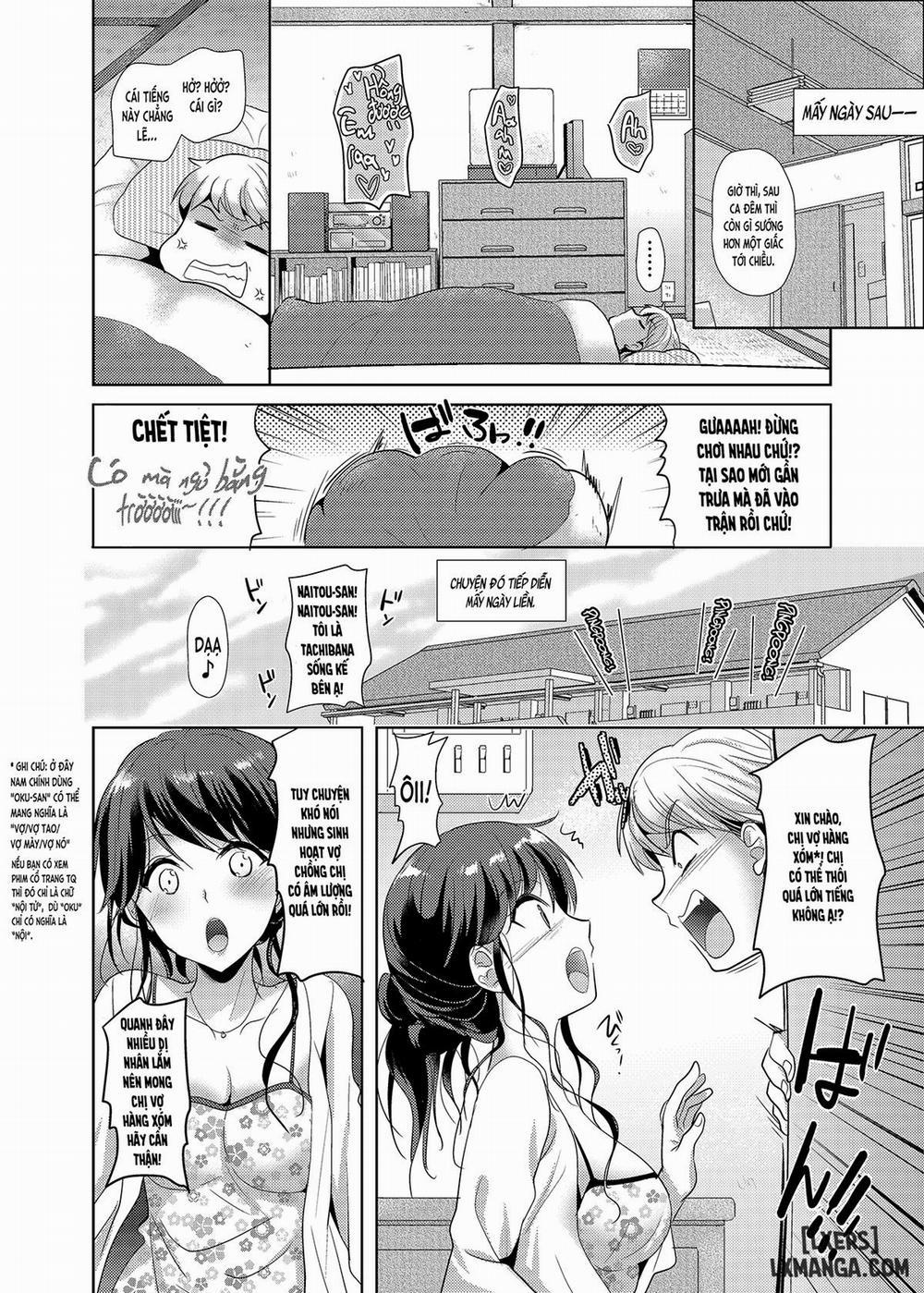 Otonari-san wa Yokkyuu Fuman na Inran Hitozuma Oneshot trang 2