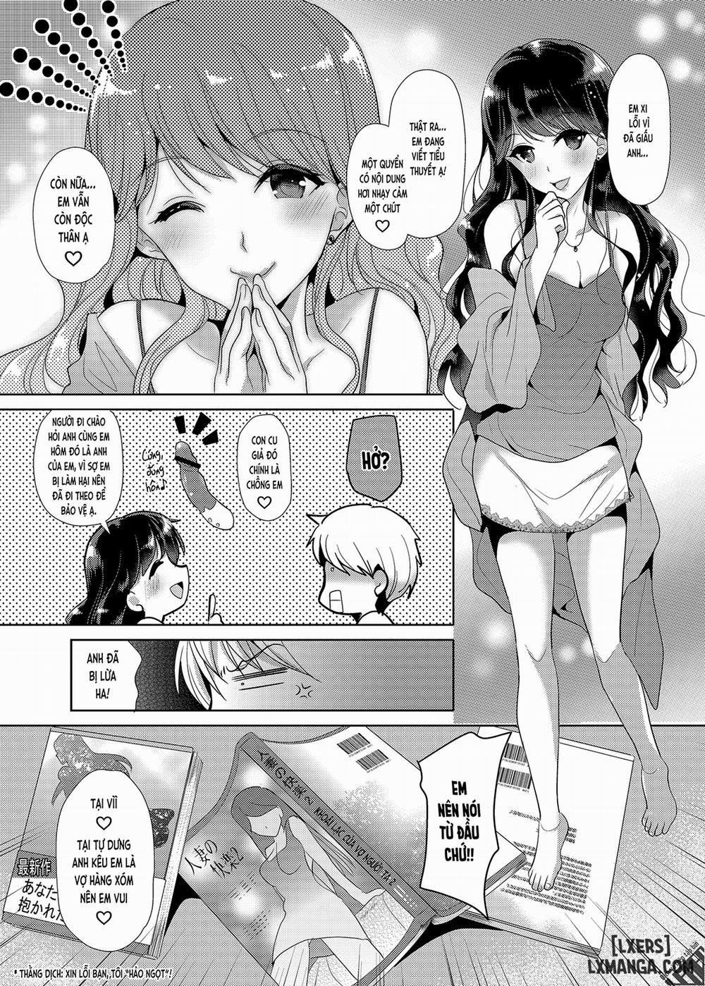 Otonari-san wa Yokkyuu Fuman na Inran Hitozuma Oneshot trang 24