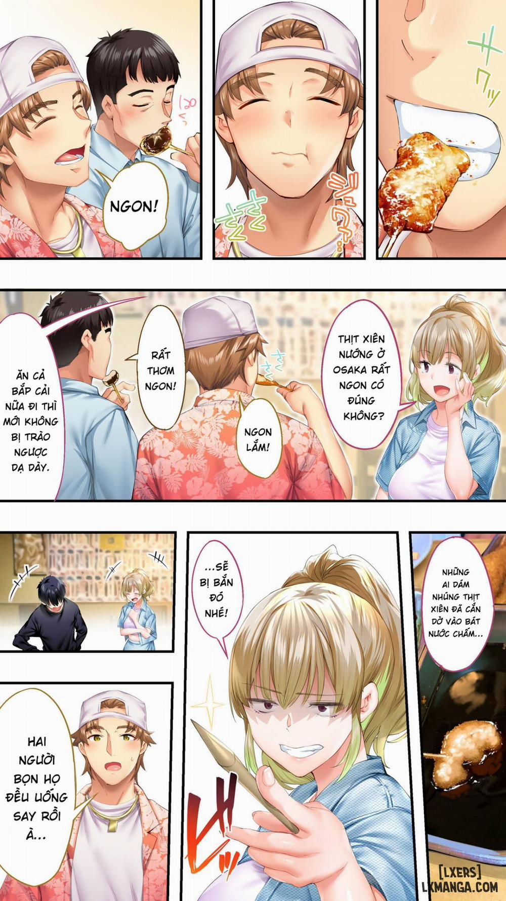 Panpan Travelers Oosaka Shuudan Rapehen -TRUYỆN MÀU 1 trang 10