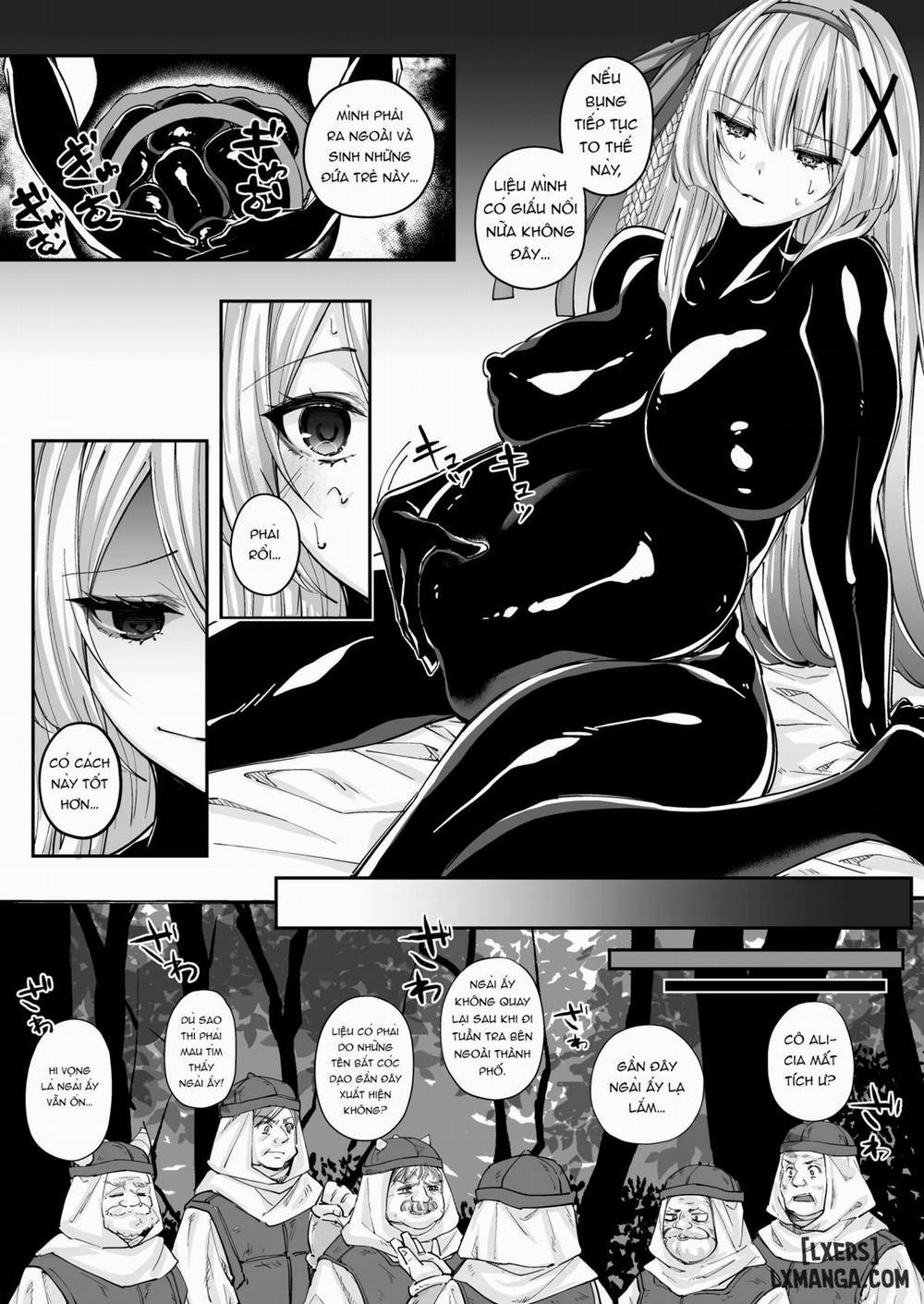 Parasite Rubber - The Tale of a Princess Knight Parasitized by Black Rubber Tentacle Clothes Oneshot trang 24