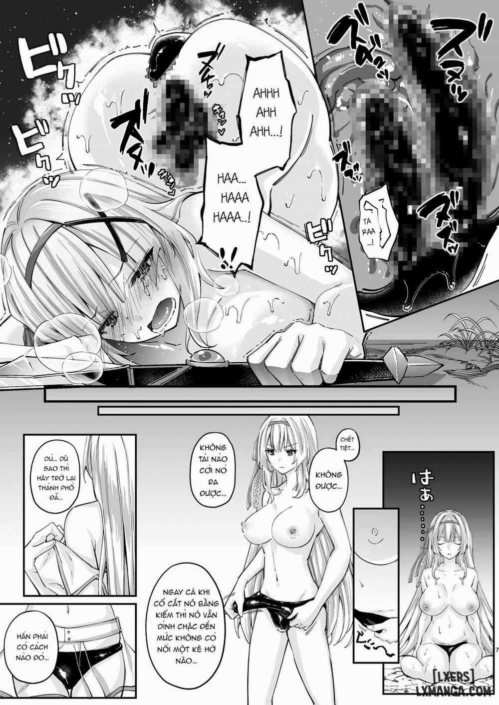 Parasite Rubber - The Tale of a Princess Knight Parasitized by Black Rubber Tentacle Clothes Oneshot trang 6